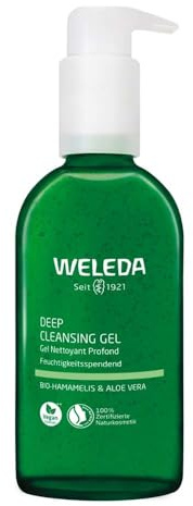 Weleda Organic Witch Hazel & Aloe Vera, Deep Cleansing Gel, 150 ml
