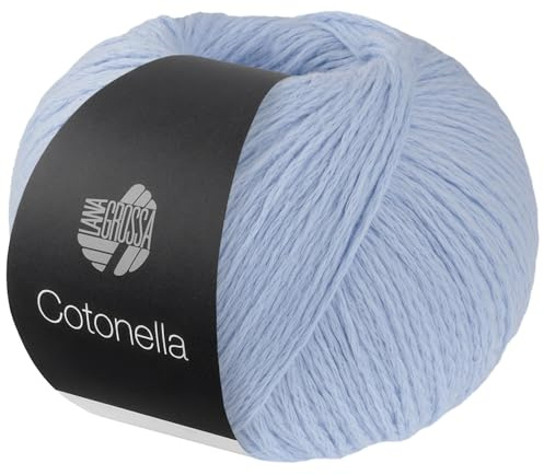 Lana Grossa Cotonella Uni 209 - Hellblau