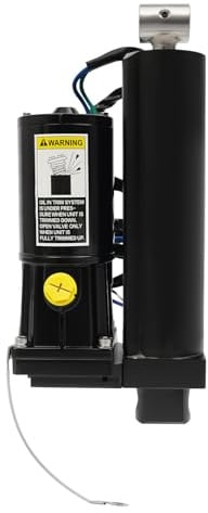 GGTYURTM Power Trim & Tilt Assembly für Außenborder 12V 500W, IP67 Höhenverstellung für Yamaha 40–60 PS 4-Takt Motoren, Alulegierung mit Hartanodisierung, Schutzkapselung für Bootsantriebe
