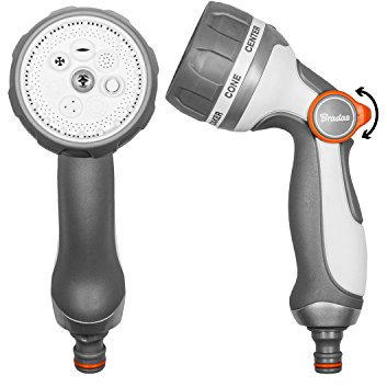 Quality Soft Grip,Impact Resistant 7 Pattern dial Head Garden Hose Spray Gun, by Cost Wise®,The Irrigation Specialists