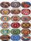 DEMMEX Pantalla de globo de cristal de mosaico de repuesto para lámparas turcas marroquíes, pantalla ovalada hecha a mano estilo Tiffany colorida para mesa, suelo, techo, colgante, candelabro y luces