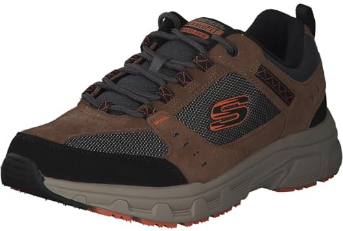 Skechers Herren Oak Canyon Half Shoes,Sneakers, Braun Chocolate Black Chbk, 46 EU