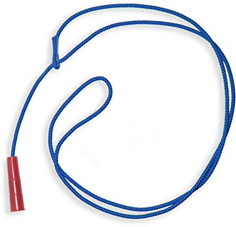 Western Stage Props Kinder Cowboy Kiddie Trick Seil Lasso vorgebunden | Alter 4-10 | Blau |