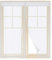 Anpro, Zanzariera magnetica per finestre (100 x 140 cm), efficace contro zanzare, mosche e insetti, con nastro autoadesivo (bianco)