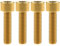 Ruifu M8 x 20 25 30 35 40 45 50 60 70 mm Titan Grade 5 Inbusschraube DIN912 für Motorrad 4 Stück (M8 x 30 mm, Gold)