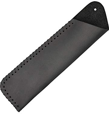 aolaso Lederetui Stift-Etui, Leder Stifttasche Stiftehalter Kugelschreiber Etui Handgemachte (Schwarz)