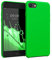 kwmobile Hülle kompatibel mit Apple iPhone SE (2022) / iPhone SE (2020) / iPhone 8 / iPhone 7 Hülle - Silikon Handy Case - Handyhülle weiche Oberfläche - kabelloses Laden - Neon Grün