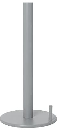 blomus Küchenrollenhalter -Colo- | Farbe Sharkskin | Stahl pulverbeschichtet | rutschfest & standfest | Höhe: 32 cm | Elegantes Design | für Küche & Haushalt