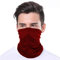 KUNSTIFY | Multifunktionstuch Mundschutz | Bandana Herren Damen Schlauchschal Halstuch Mund-Nasen-Schutz Baumwolle | weinrot modisch elastisch atmungsaktiv waschbar (Bordeaux)