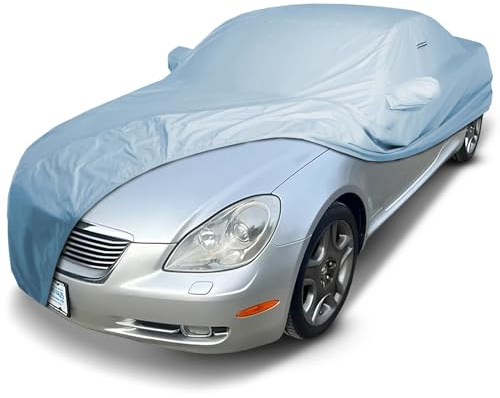 iCarCover Custom Car Cover for Lexus SC Convertible SC430, Waterproof All Weather Rain Snow UV Sun Protector for Automobiles, Automotive Full Exterior Indoor Outdoor Car Cover (Year Fits 2002-2010)
