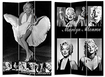HTI-Line Paravent Marilyn Raumteiler Sichtschutz Trennwand Marilyn