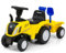 COIL Trattore New Holland Rutscjauto con Rimorchio - Trattore Buggy con Licenza, Include Rastrello e Pala - Realizzato in Plastica di Alta Qualità - Trattore Giocattolo Per Bambini - Trattore (giallo)
