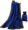 BLESSUME Tarot-Tischdecke Wicca Wicca aus Samt mit Tarotbeutel One Size (Blau 1)