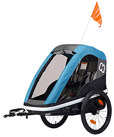 Hamax Unisex-Adult Avenida One-Petrol Blue Trailer, Size