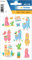 HERMA 15736 Aufkleber Lama Glitzer klein, 24 Stück, Tiere Sticker mit lustigen Alpaka Kaktus Motiv, Kinder Etiketten für Fotoalbum Tagebuch Poesiealbum Scrapbooking Geburtstag Deko Briefe DIY Basteln