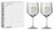 RITZENHOFF 3761001 Gin-Glas 700 ml - Serie Sternschliff Nr. 2, 2 Stück mit Relieflinie - Made in Germany