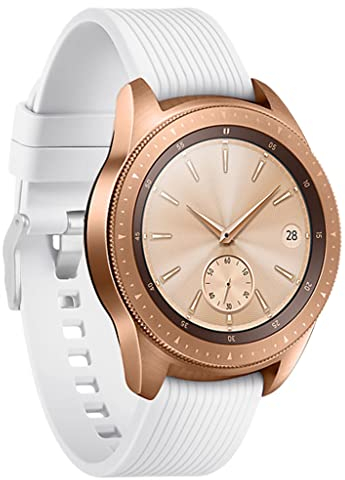 INF Correa Compatible con Samsung Galaxy Watch 3 41 mm, Galaxy Watch 4 40 mm 44 mm/4 Classic 42 mm 46 mm, Galaxy Watch Active/active2 40 mm 44 mm, Correas de Reloj de Silicona Suave, 20 mm (White)