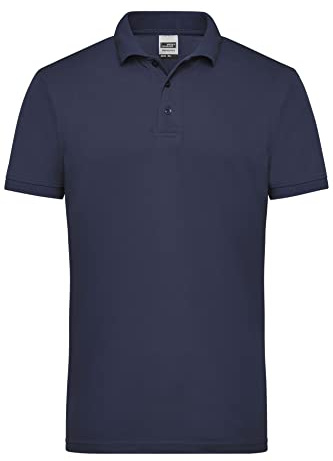 James & Nicholson Herren Workwear Polo - Robustes Poloshirt für Hobby und Beruf | Farbe: navy | Grösse: XS
