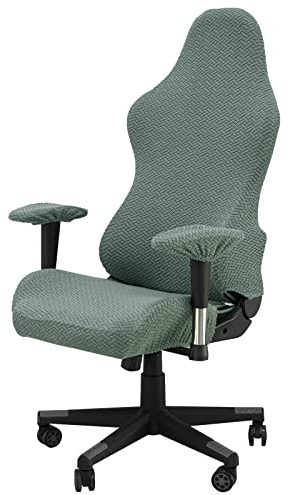 jianyana Gamingstuhl-Bezüge mit Armlehnen Bezug, Gaming Stuhl bezug 4 Stück, Dehnbare GamingStuhlbezüge für Computerstuhl, Sessel Drehstuhl Gamning-Stuhl,Ohne Stuhl