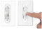 2 protectores transparentes para interruptor de pared, tablero protector de interruptor de luz y cubierta de enchufe, protección de circuitos, pared y reguladores