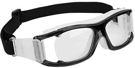 Topyond Schutzbrille,Outdoor Sportbrille Schutzbrille,Fahrradbrille Winddicht Explosionsgeschützte Brille Für Fußballtraining,Arbeitsschutzbrille Für Radfahren,Fußball,Basketball(Schwarz)