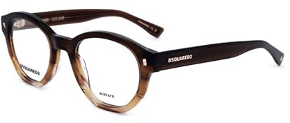 DSQUARED2 Brille für Herren, Braunes Horn, 50