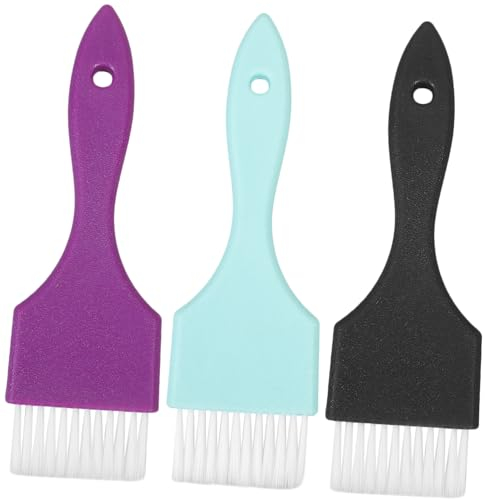 FOMIYES 9stücke Haarfärbebürsten Salon Und Zuhause Weiche Borsten Vielseitige Anwendung Für Haarfärbung Behandlungen Und Strähnchen Für -frisuren