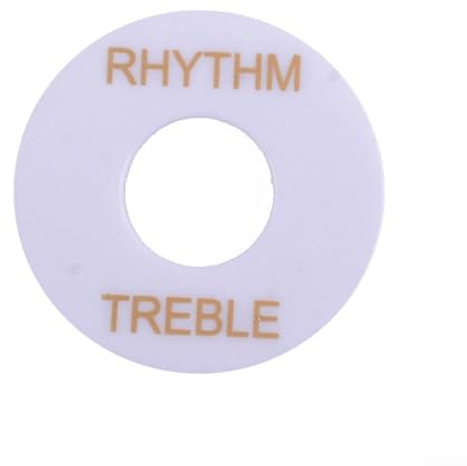 Stilvoller Rhythmus-/Treble-Wahlschalter für Les Paul Gitarre (weiß)