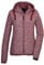 G.I.G.A. DX by killtec Damen Strickfleecejacke/Fleecejacke mit Kapuze GW 52 WMN KNTFLC JCKT, weinrot, 48, 42233-000