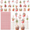 24pcs Christmas Straws Xmas Paper Straws,Christmas Drink Accessories Santa Snowman Pattern Cocktail Straws Juice Coffee Cold Drinking Straws for Restaurant Home Bar Christmas Party Drink Decorations