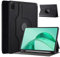 ATOOZ for Honor Pad X8a Case with pen holder 11 inch 2024, 360 Rotating Stand Cover for Honor Tablet X8a (Black)