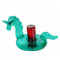 Toddmomy 4 Piezas Soporte Inflable Bebidas Forma de Unicornio Verde Transparente Flotador de Fiesta de Decoración Creativa