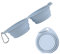 Sghtil Gamelle d'eau portable pour chien | Double gamelle pour chien, gamelle pliable pour chiots, chats et accessoires de voyage pour le camping, la randonnée