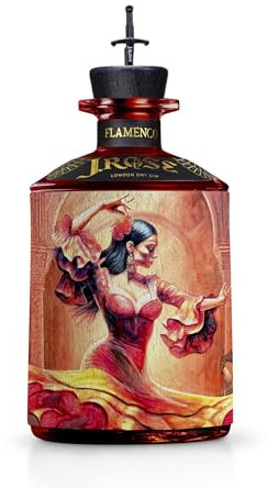 Gin J. Rose FLAMENCO | London Dry Gin ARTIGIANALE | Tribute to ANDALUSIA | 70cl - 43%