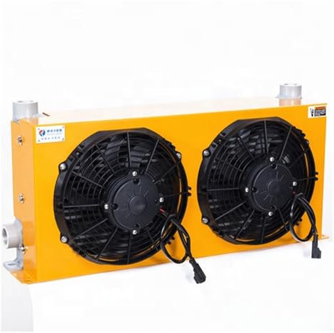 TIEOAXFT Radiatore dell'olio Idraulico in Alluminio Scambiatore di Calore raffreddato ad Aria AH1012L-CA