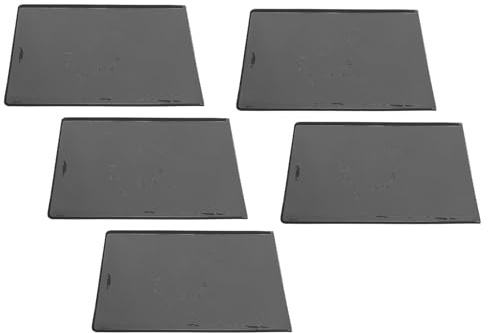 Haofy Wiederverwendbare Magnetische Bilderhalter für Kühlschrank Kreatives Foto Display für Home School Office Set von 5 (BLACK)