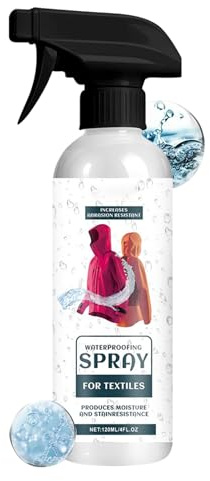 Byuexhp Spray Impermeabilizante para Ropa | 120ml Protección Lona Resistente | Spray Impermeabilizante para Ropa Exterior Camping Escalada Senderismo Viaje Mochila Exterior