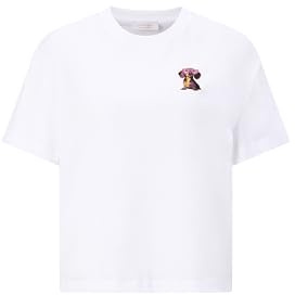 RICHROYAL T-Shirt mit Strassdetails, Farbe:weiß, Größe:XL