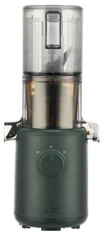 Hurom Slow Juicer | Entsafter Gemüse und Obst | H310 | Leicht zu Reinigen & Leiser Motor Elektrischer Entsafter mit Siebfilter | 150 Watt | BPA Frei | Schlankes Design | 220ml (Kale Green)