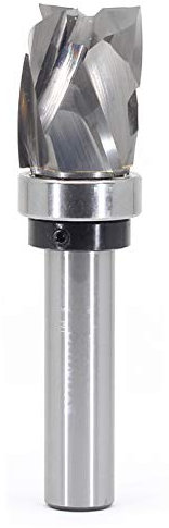 Yonico 33203 Top Bearing Ultra-Performance Compression Flush Trim Router Bit 1/2-Inch Shank