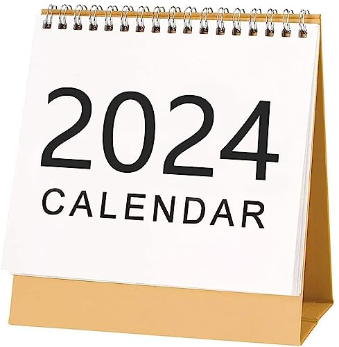 2024 Desktop Kalender Monatsplaner Tageskalender Planer für Studenten, Büroarbeiter, Hausfrauen