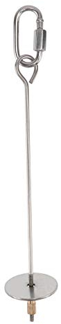 POPETPOP Bird Food Holder Stainless Steel Vegetables Fruits Skewer Parrot Feeder Stick for Canary Budgerigar Cockatiel (Large)