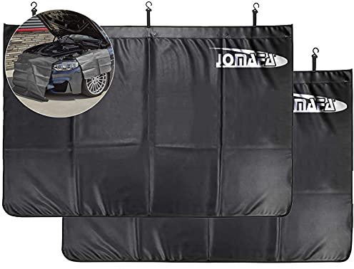 JOMAFA - Juego de 2 Fundas para coche Protector de aleta Magnetico  Cubre Aletas  Protector para parking antiarañazos 1200 X 1000 mm.