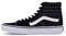 Vans Filmore Hi Platform Zapatillas Para Mujer, Canvas Black/White, 40.5 EU
