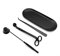 Lot de 5 Accessoires Bougie avec éteignoir à Bougie, Coupe-mèches, Tire-mèche, Pince à épiler et Plateau de Rangement, kit d'outils de Bougie en Acier Inoxydable, Cadeau Les Amateurs de Bougies(Noir)