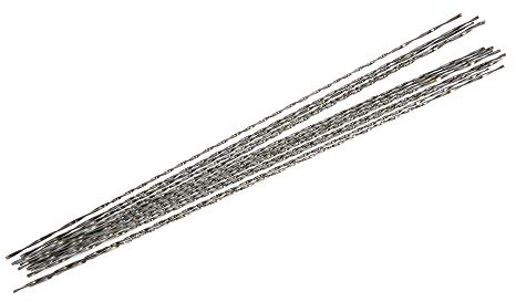 Sägeblatt, Schmucksägeblatt, 12 Stück Wolframstahl Schmucksägeblatt, Spiralzähne, Sägeblatt, Juweliers-Sägerahmen-Set, Tragbares Werkzeug Zur Schmuckherstellung(3# (ein Bündel))