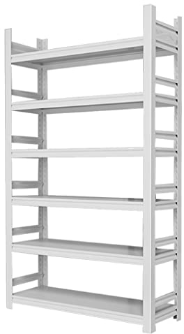 FIFOR Garagenregale, 6-stöckiges Schwerlastregal, Regale zur Aufbewahrung, 1980 LB Kapazität (660 LB pro Regal), for Werkstatt, Schuppen, Büro (Color : A(4 Tier), Size : 80 * 50 * 196cm)