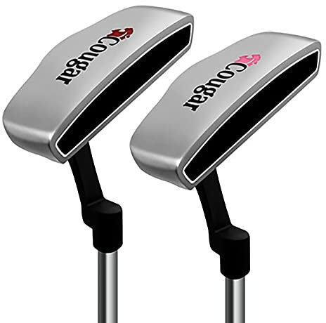 Mazze da golf che mettono basso centro di gravità aste in acciaio Golf mazze per principianti uomini/donne Golf Putter Pratica (Donne Putter(Rosa))
