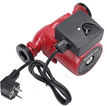 Lfhelper 25/60-180 Umwälzpumpe 220V Heizungspumpe Pumpe Warmwasser Heizung Zirkulationspumpe Hocheffizienzpumpe Druckerhöhungspumpe