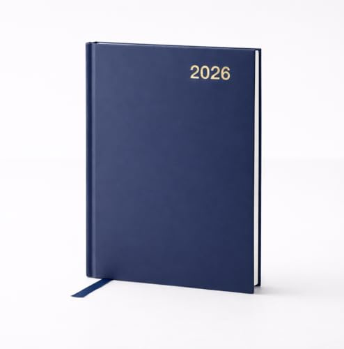 Top Sale Jahresplaner 2024, Tages-/Wochenansicht, A4/A5, mit festem Einband, A5, Tagesansicht, Hellblau